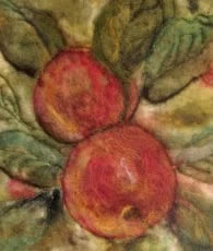 felted apples